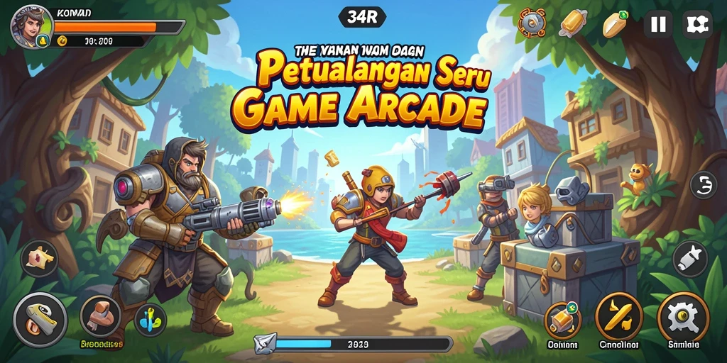 Screenshot 34R yang menampilkan aksi gameplay menegangkan.
