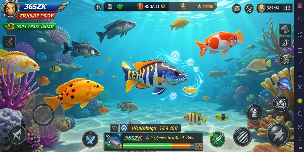 Gameplay seru menembak ikan di 365ZK.