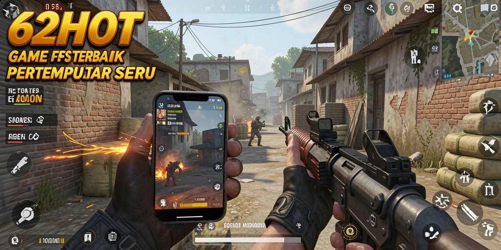 Tampilan gameplay 62HOT yang seru dan menegangkan.