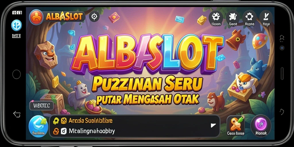 Tangkapan layar permainan ALBASLOT menunjukkan gameplay Puzzle yang menarik.