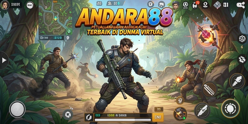 Tampilan action seru dalam gameplay ANDARA88 yang mendebarkan.
