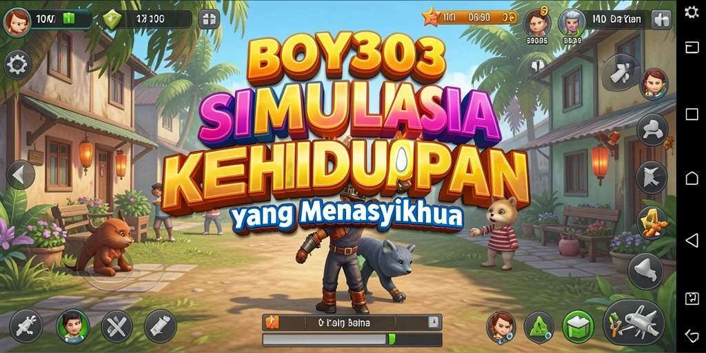 Tampilan gameplay menarik dari BOY303 dengan interaksi karakter yang dinamis.