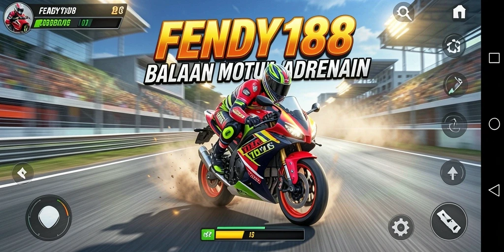 Gameplay balapan motor yang seru dan mendebarkan di FENDY188.