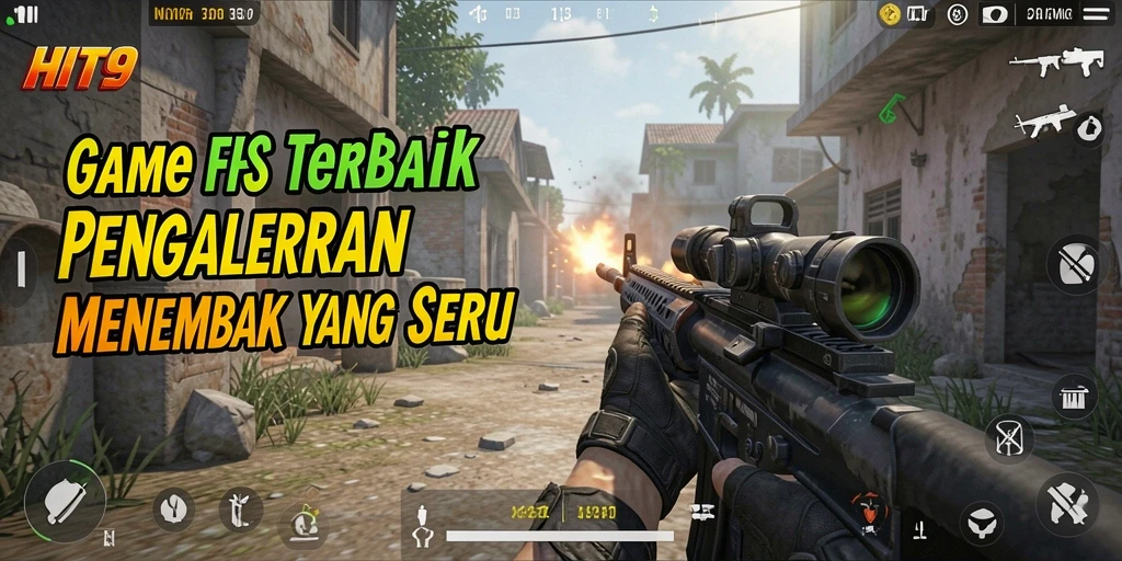 Tampilan gameplay menarik dalam aksi tembak-menembak FPS.