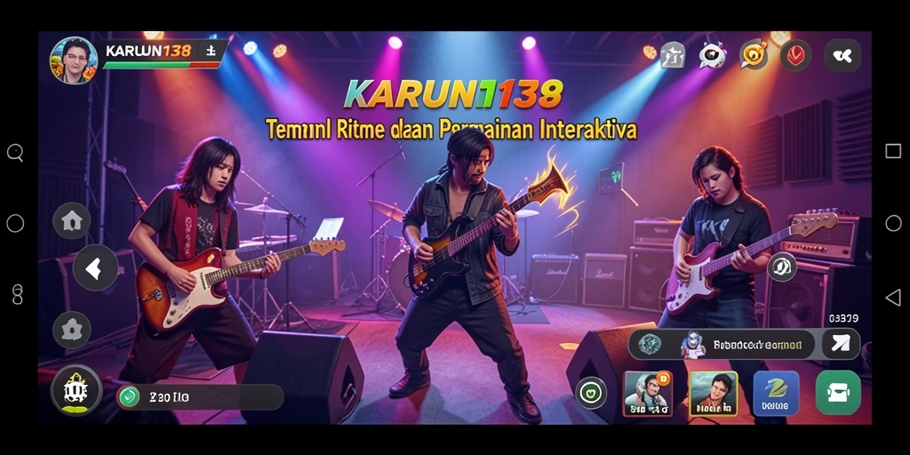Tampilan gameplay KARUN138 yang penuh warna dan interaktif.