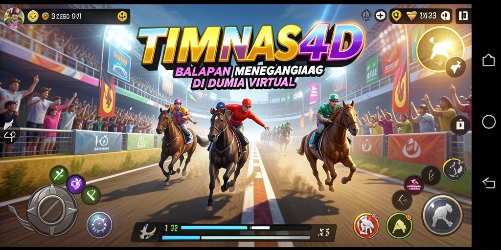 Tampak seru dari gameplay balapan TIMNAS4D yang mendebarkan.