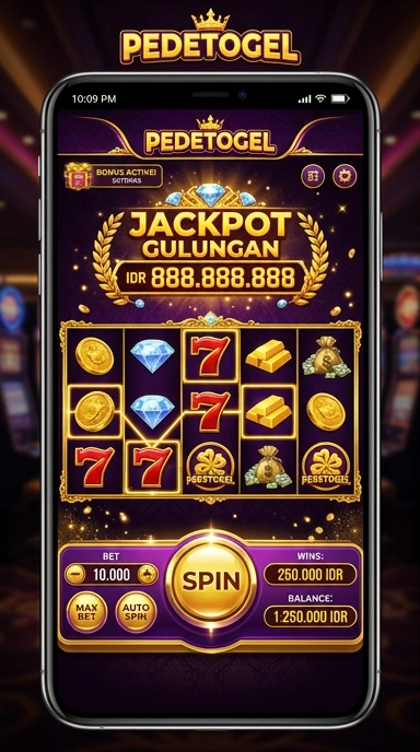 Tangkapan layar proses unduh aplikasi di pedetogel.